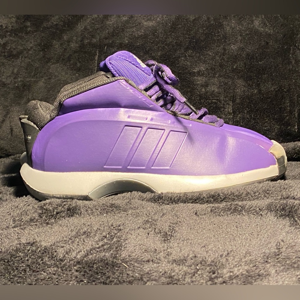 Retro NWOT Adidas “Crazy 1” basketball sneakers,Regal Purple, 7.5 M, 9.5W